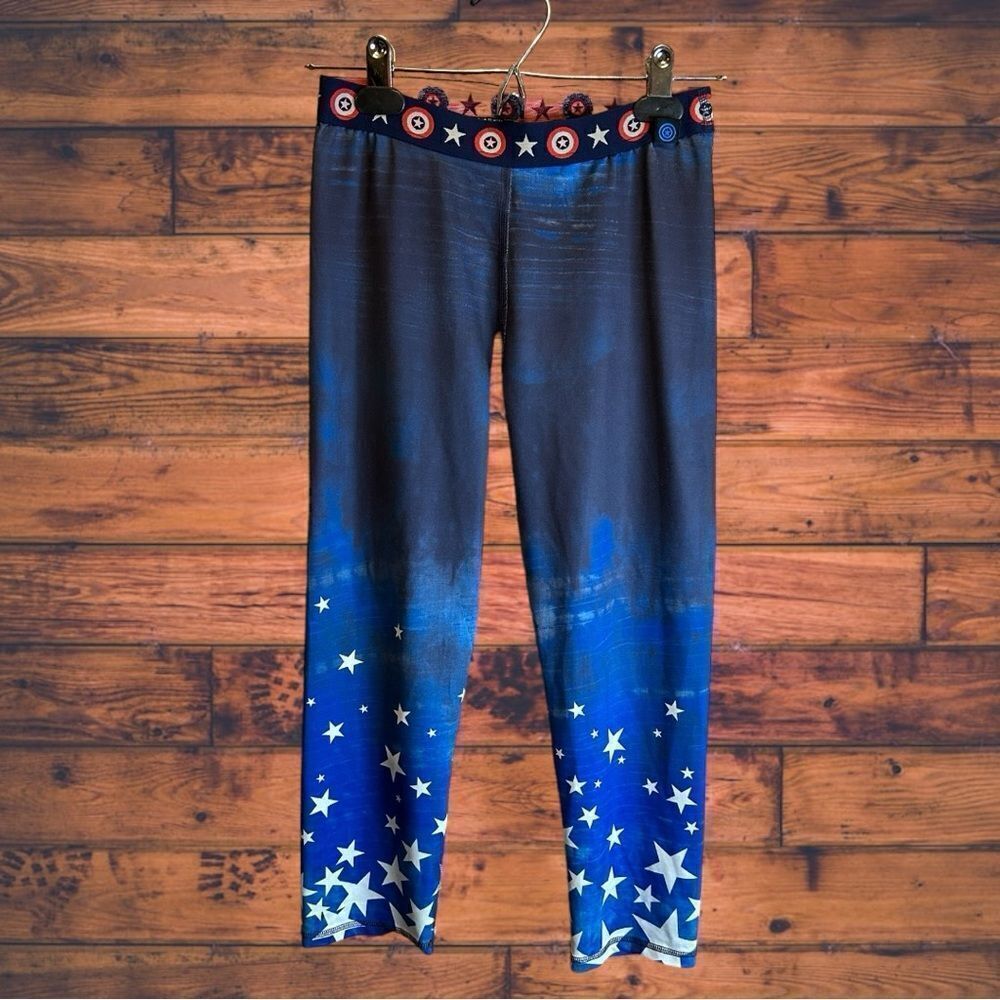 5 for $25🔥Marvel Hero Elite‎ Captain America Rash Guard Pants Boys Youth Medium